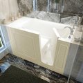 Meditub MediTub Walk-In 30 x 60 Biscuit Whirlpool & Air Walk-In Bathtub 3060WIRBD